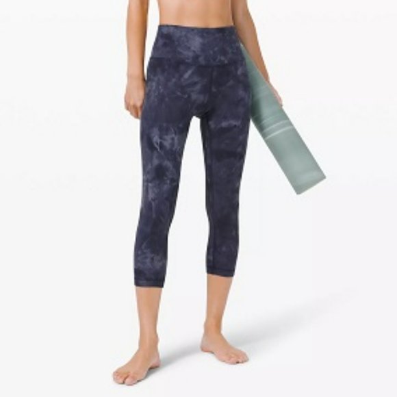 lululemon athletica Pants - NWT lululemon Align HR Crop 21" - Diamond Dye Pitched Grey